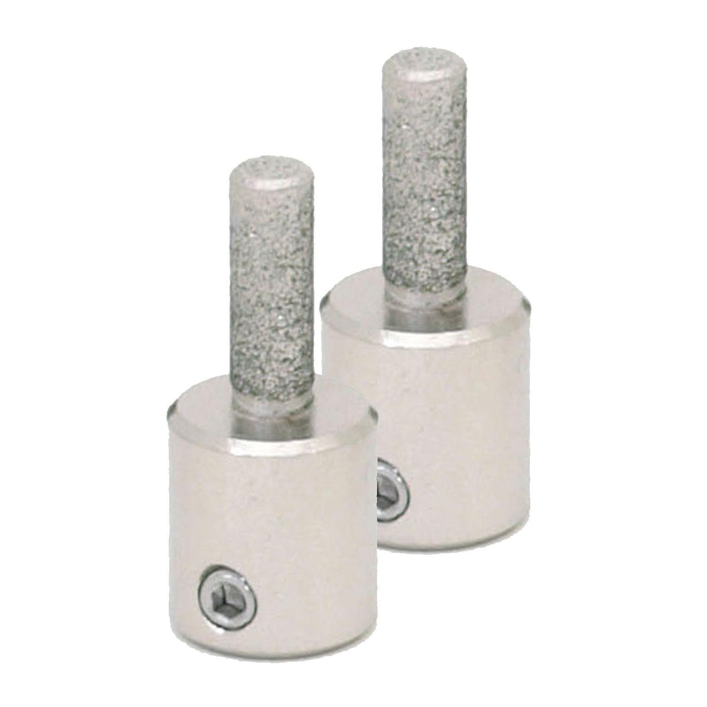 1/4 Inch Standard 100-120 Grit Diamond Grinding Bit for Stained Glass Grinders Two Pack