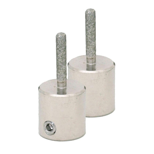 TWO PACK 1/8 Inch 100-120 Grit Standard Universal Diamond Grinding Bit for Stained Glass Grinders