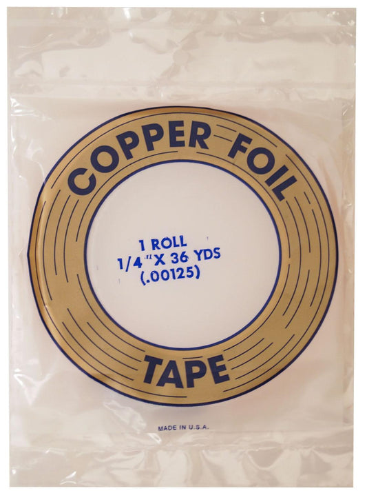 Copper Foil Tape 1/4 inch 1.25 mil EDCO