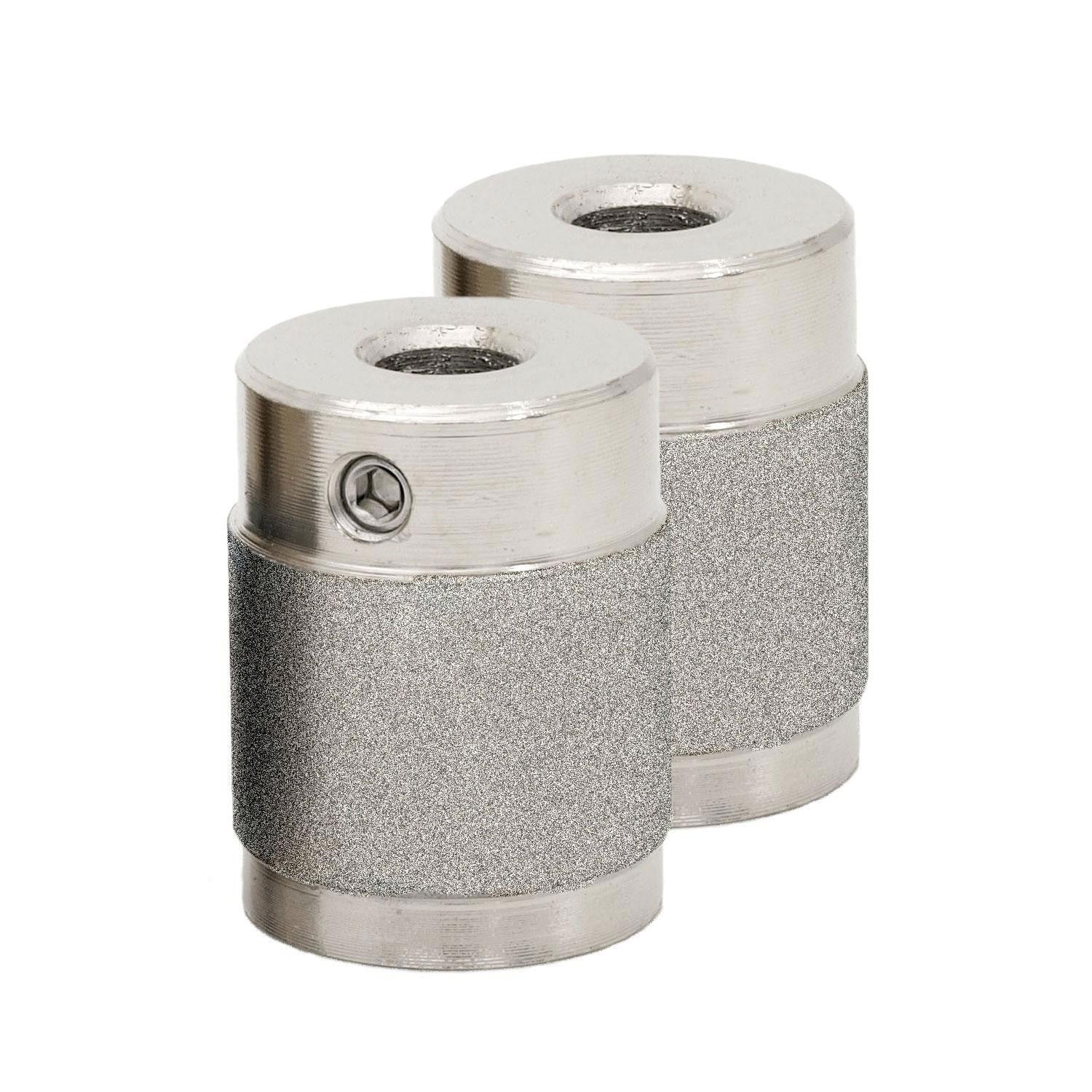 TWO PACK 1 Inch Fine 220 Grit Universal Diamond Grinding Bit for Stained Glass Grinders Aaranku Twofers