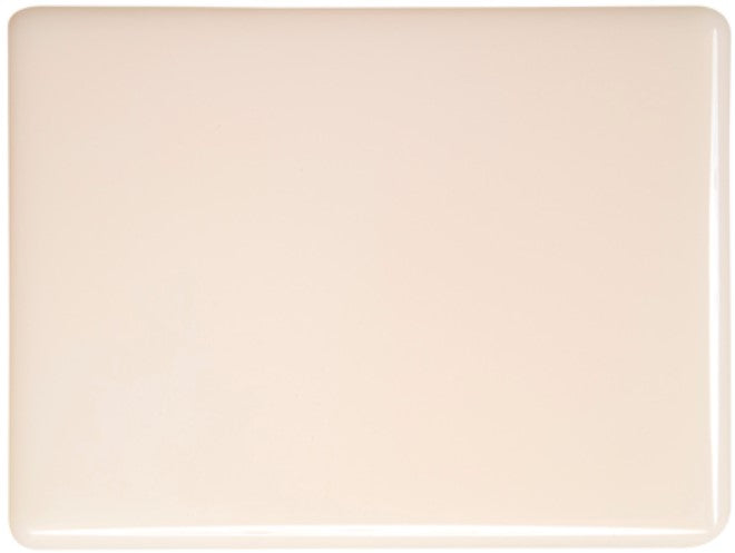 Light Peach Cream Stained Glass Sheet Fusible STRIKER 90 COE Bullseye 0034 30