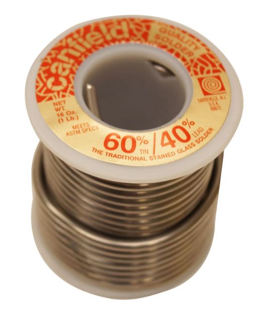 Canfield 60/40 solder for stained glass