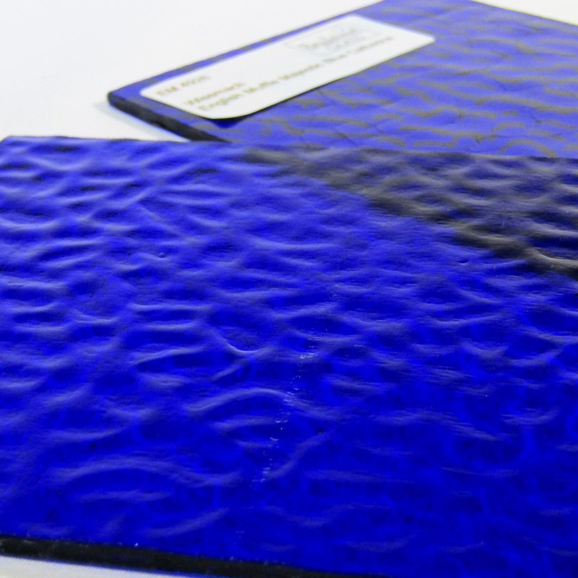 Majestic Blue English Muffle Stained Glass Sheet EM4926