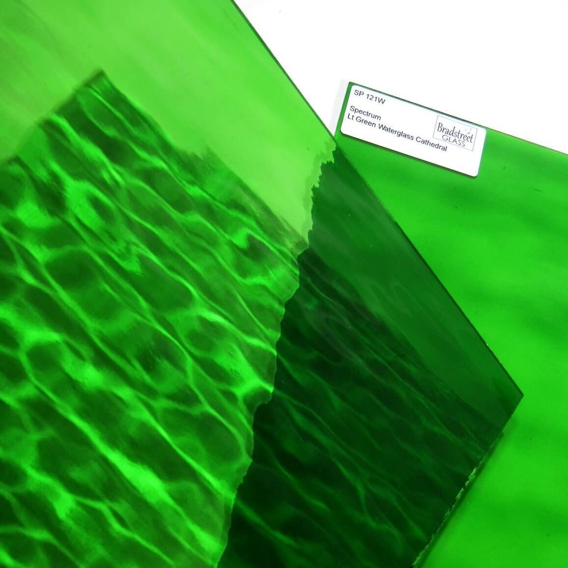 Light Green Waterglass Stained Glass Sheet Oceanside SF121W