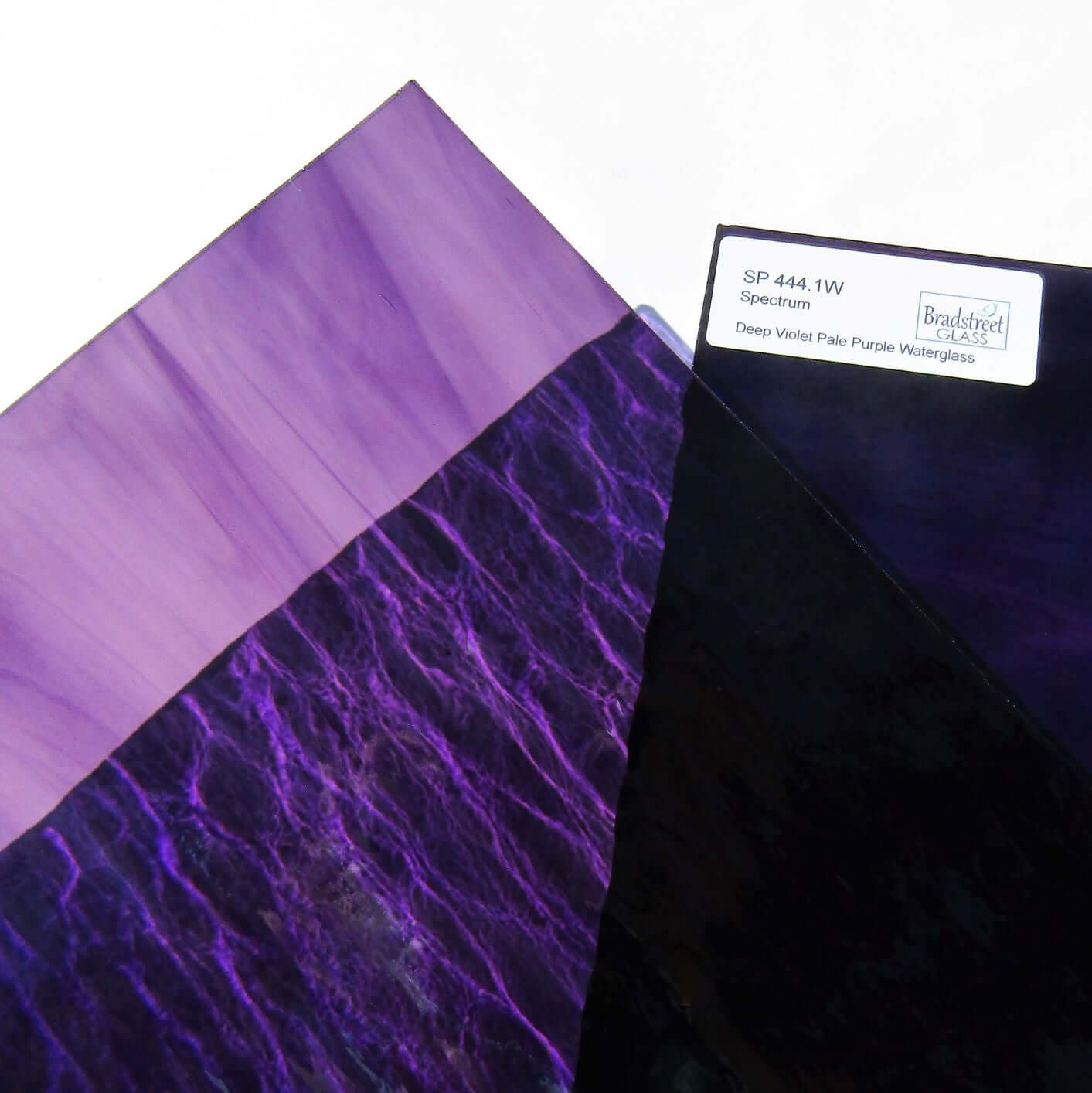 Deep Violet Pale Purple Waterglass Stained Glass Sheet Spectrum 444.1W