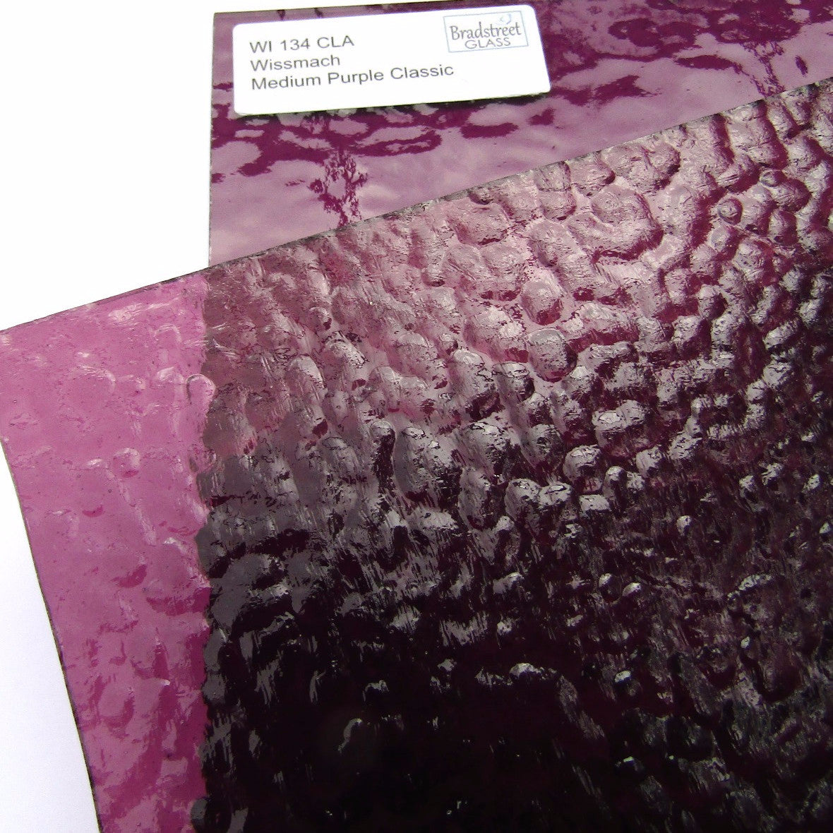 Medium Purple Corella Classic Stained Glass Sheet Wissmach 134 CLA