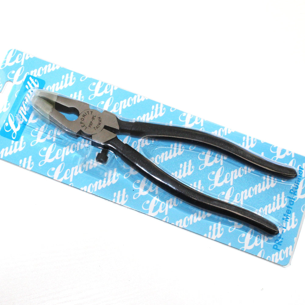 Leponitt 8" Metal Running Pliers for Stained Glass. Durable quality stained glass tools at Bradstreet Glass.