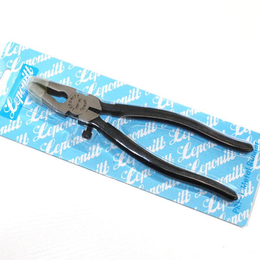 Leponitt 8" Metal Running Pliers for Stained Glass. Durable quality stained glass tools at Bradstreet Glass.