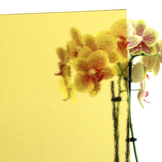 Pale Amber Cathedral Stained Glass Sheet 96 COE Oceanside SF110.2. Transparent Fusible Art Glass at Bradstreet Glass.