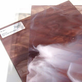 Spectrum 349.1 Stained Glass Sheet Pale Purple and White Wispy