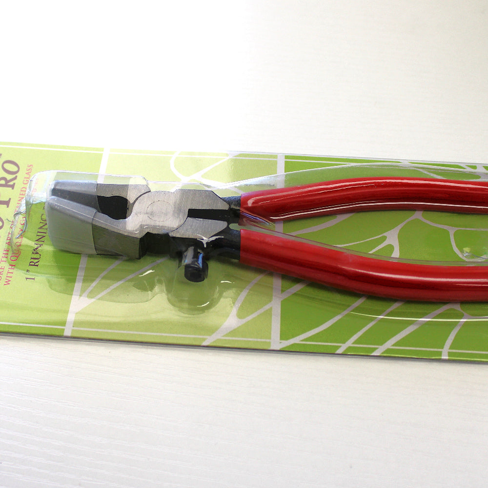 Metal Running Pliers for Stained Glass. Durable quality stained glass tools at Bradstreet Glass.