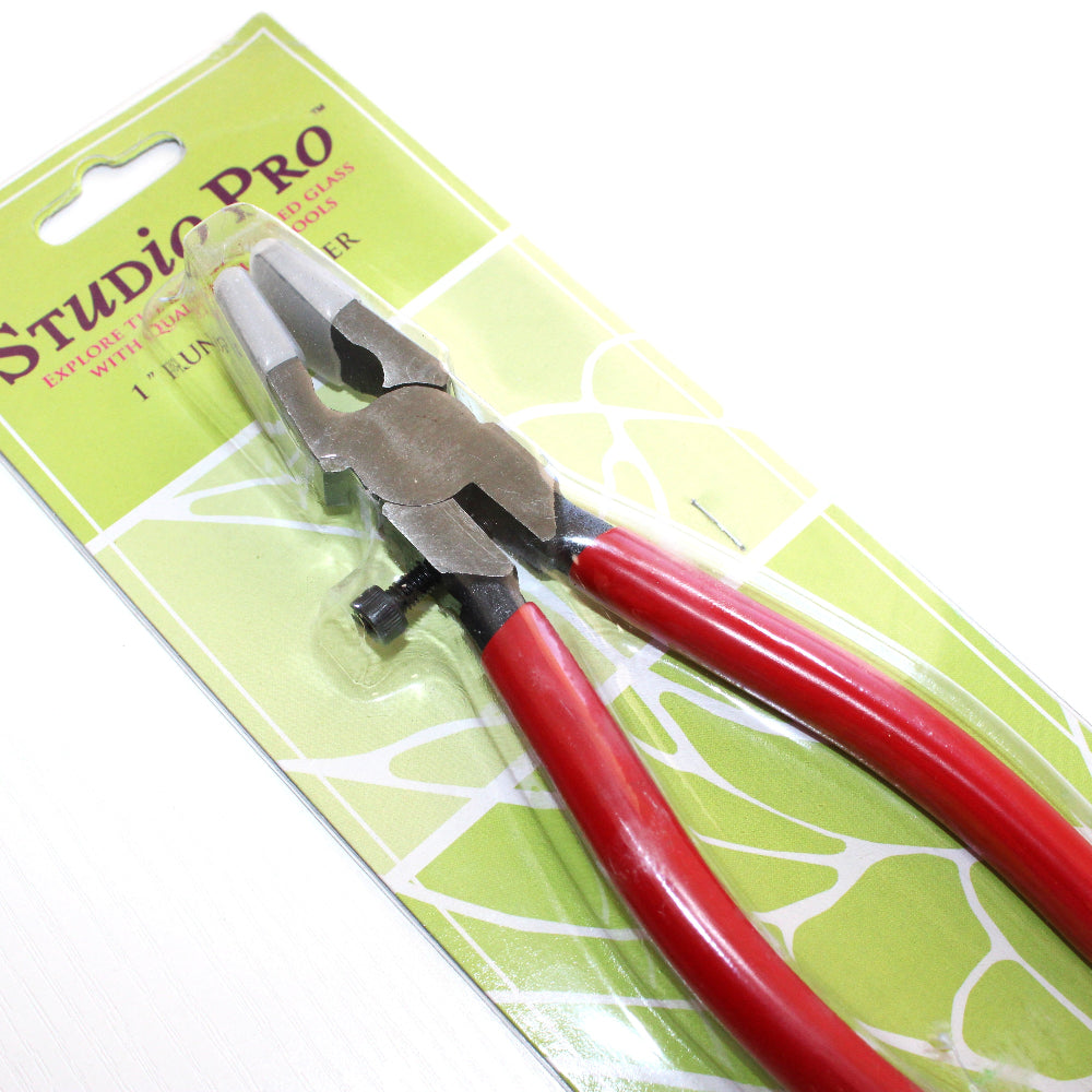 Metal Running Pliers for Stained Glass. Durable quality stained glass tools at Bradstreet Glass.