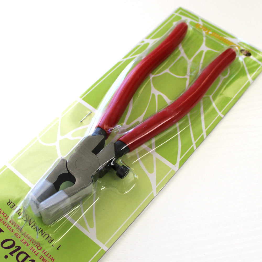 Metal Running Pliers for Stained Glass. Durable quality stained glass tools at Bradstreet Glass.