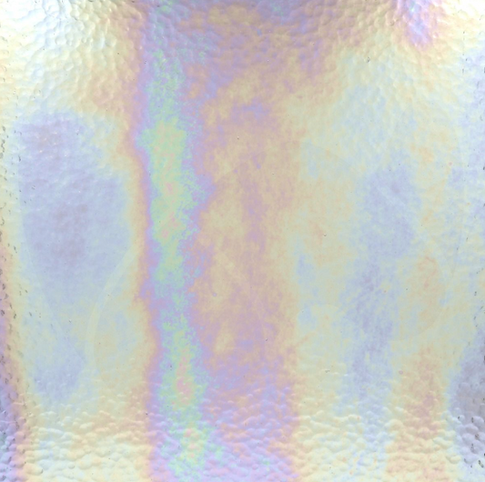 Clear Corella Classic Iridescent Stained Glass Sheet Wissmach WI01CLAIR