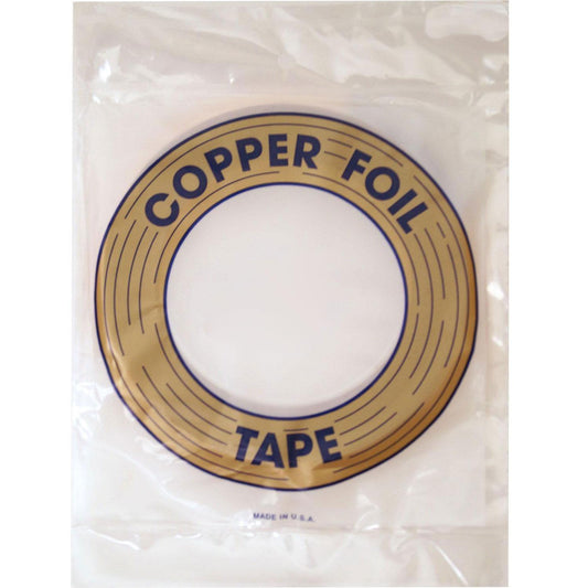 Silver Backed Copper Foil Tape 1/4 inch 1 mil EDCO