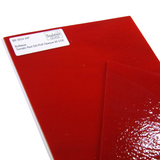 Tomato Red Stained Glass Sheet 90 COE Fusible Bullseye 0024 30F