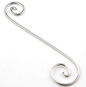 3" Pre-Tinned Curly Q Hangers Q6, 6 Pack
