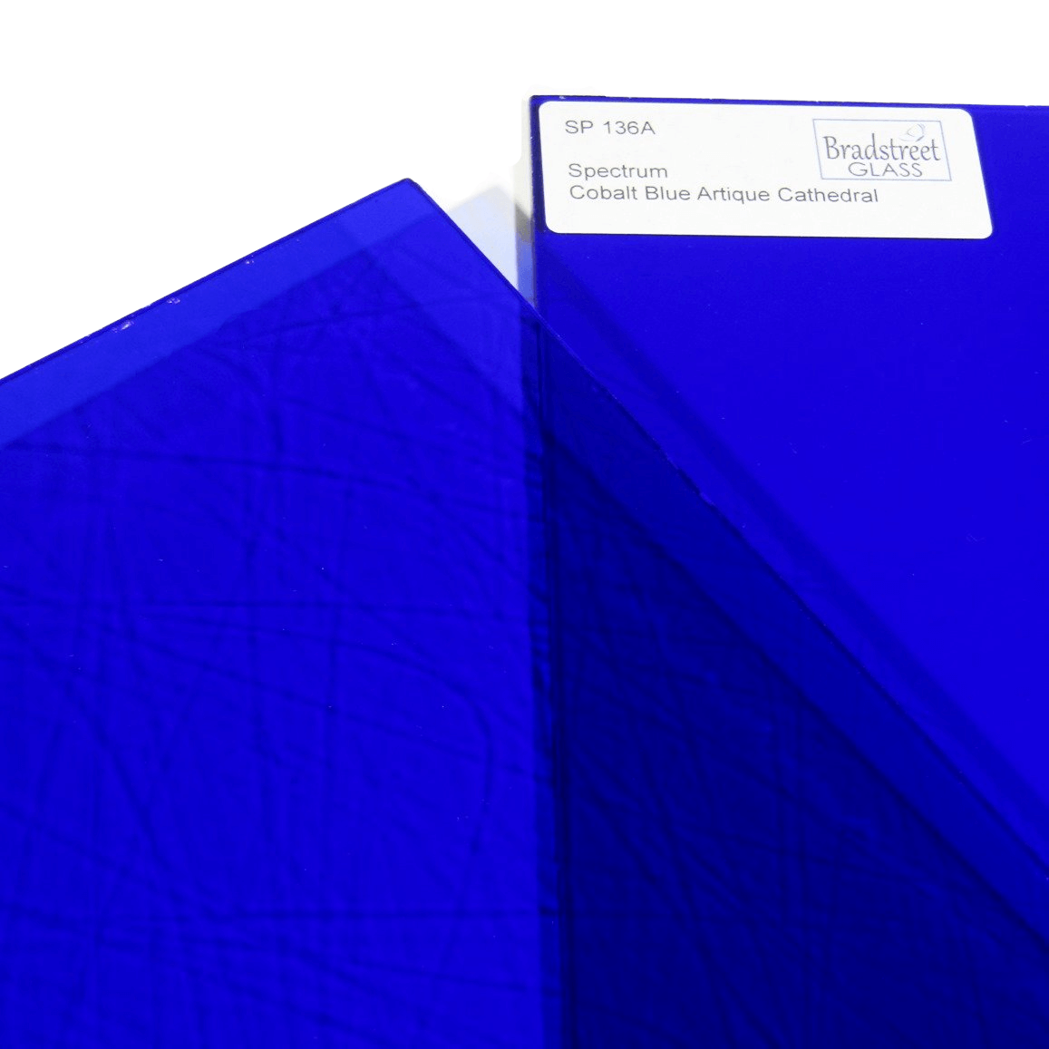 Cobalt Blue Artique Stained Glass Sheet Spectrum 136A
