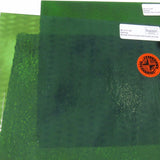 Mineral Green Fusible Stained Glass Sheet 90 COE Double Rolled Bullseye BE 0117 30F