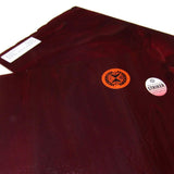 Bullseye 0224 50F Stained Glass Sheet Deep Red Opal Thin Rolled Fusible 90 COE