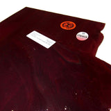 Bullseye 0224 50F Stained Glass Sheet Deep Red Opal Thin Rolled Fusible 90 COE