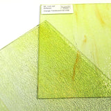 Orange Fusible Stained Glass Sheet 90 COE Transparent Bullseye 1125 30F