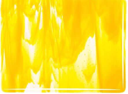 Clear Yellow Opal Fusible Stained Glass Sheet 90 COE Bullseye 2020 30F
