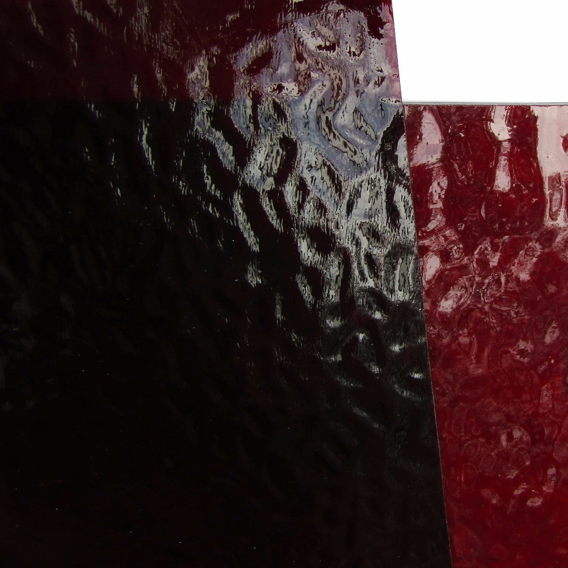 Wissmach English Muffle Manchester Red Cathedral Stained Glass Sheet EM 4912