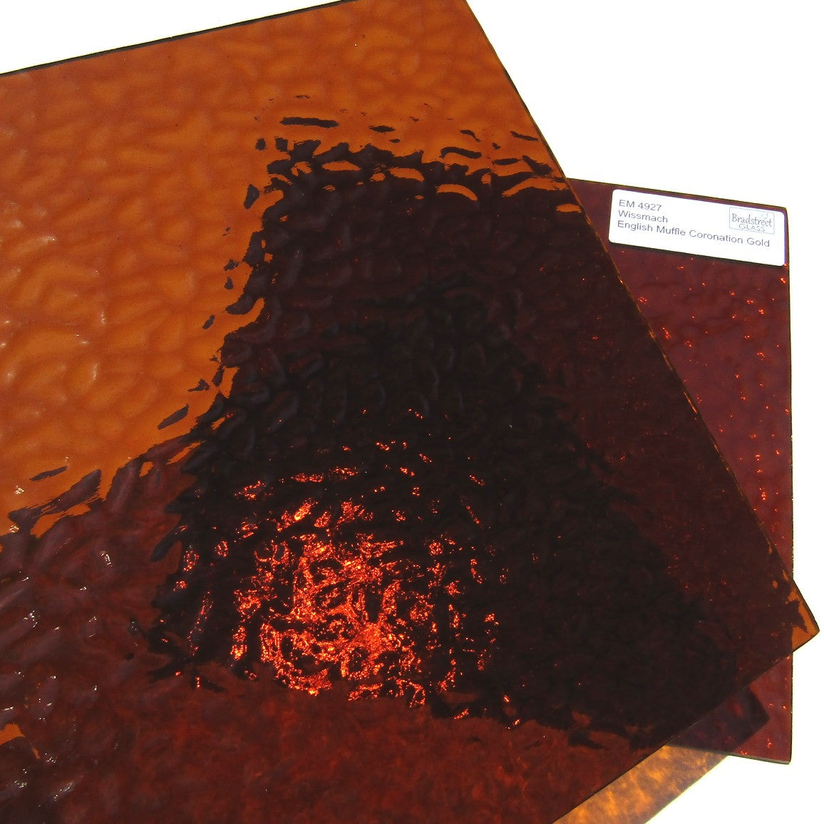 Coronation Gold English Muffle Stained Glass Sheet Wissmach EM4927