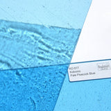 Kokomo Pale Peacock Blue Stained Glass Sheet Cathedral Transparent KO 617