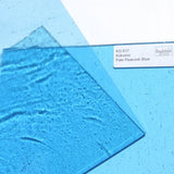 Kokomo Pale Peacock Blue Stained Glass Sheet Cathedral Transparent KO 617