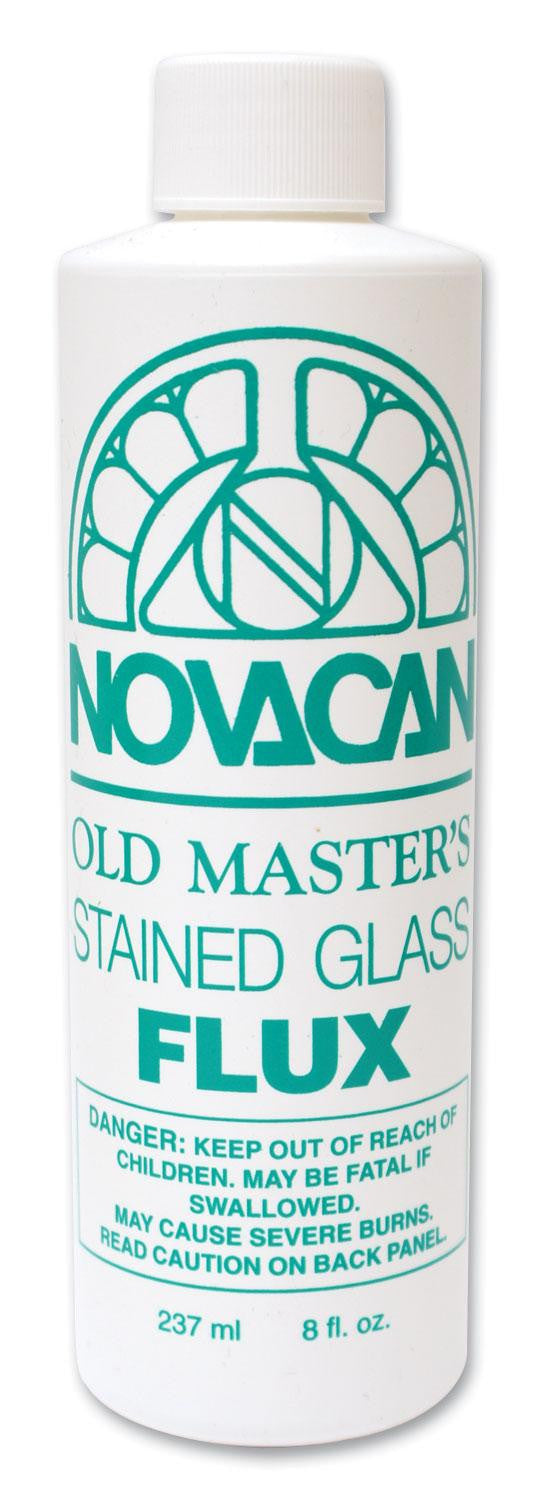 8 oz bottle Novacan Old Masters Flux for Soldering Stained Glass