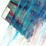 Aqua Rose Pearl Opal System 96 Stained Glass Sheet Fusible Oceanside Spectrum SF6034.83CC