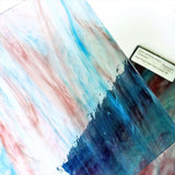 Aqua Rose Pearl Opal System 96 Stained Glass Sheet Fusible Oceanside Spectrum SF6034.83CC