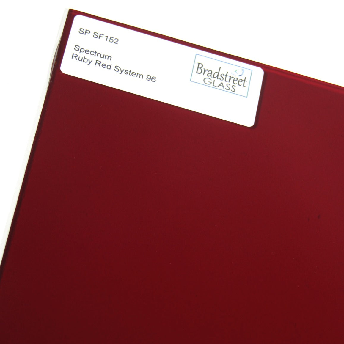 Ruby Red Cathedral Stained Glass Sheet 96 COE Oceanside SF152