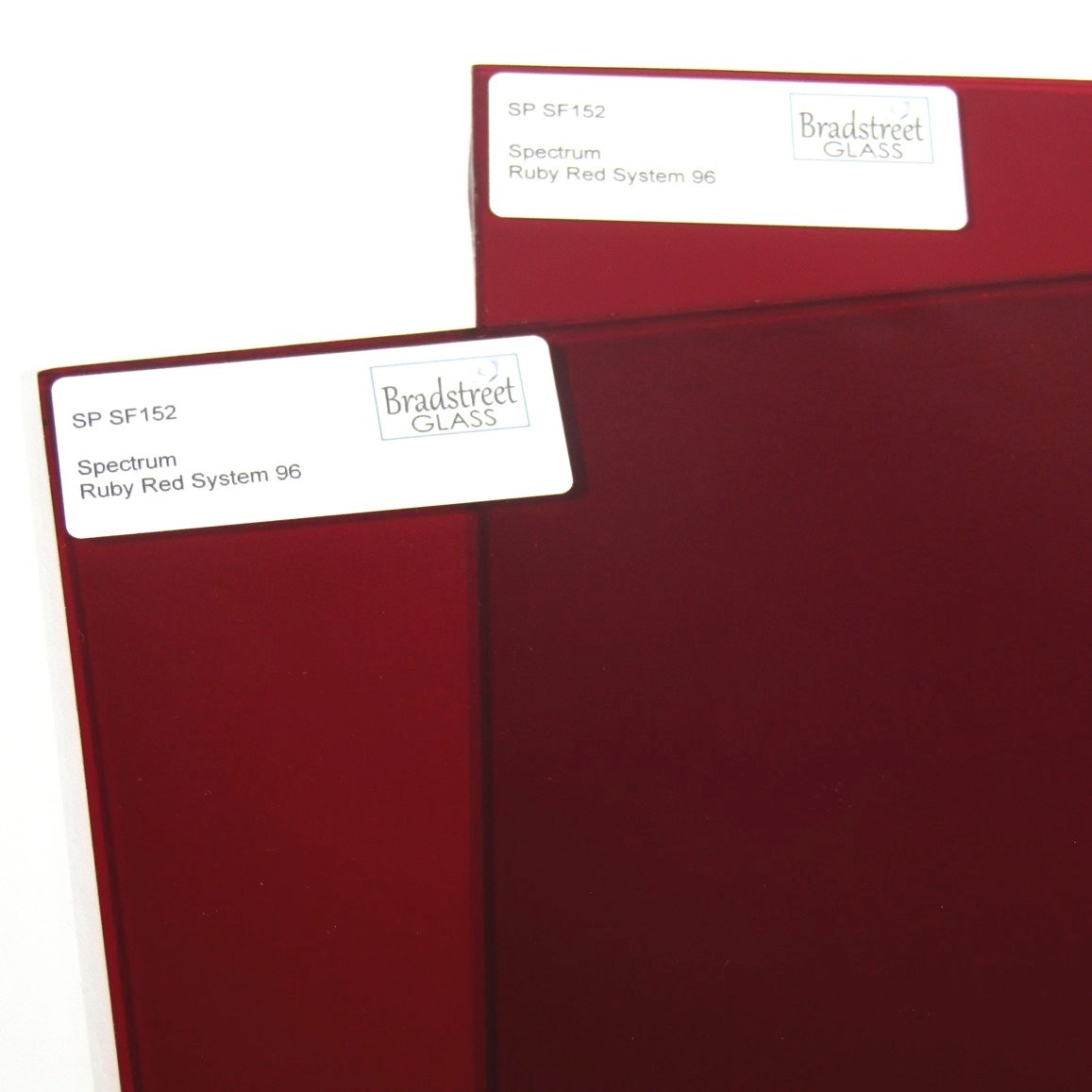 Ruby Red Cathedral Stained Glass Sheet 96 COE Oceanside SF152