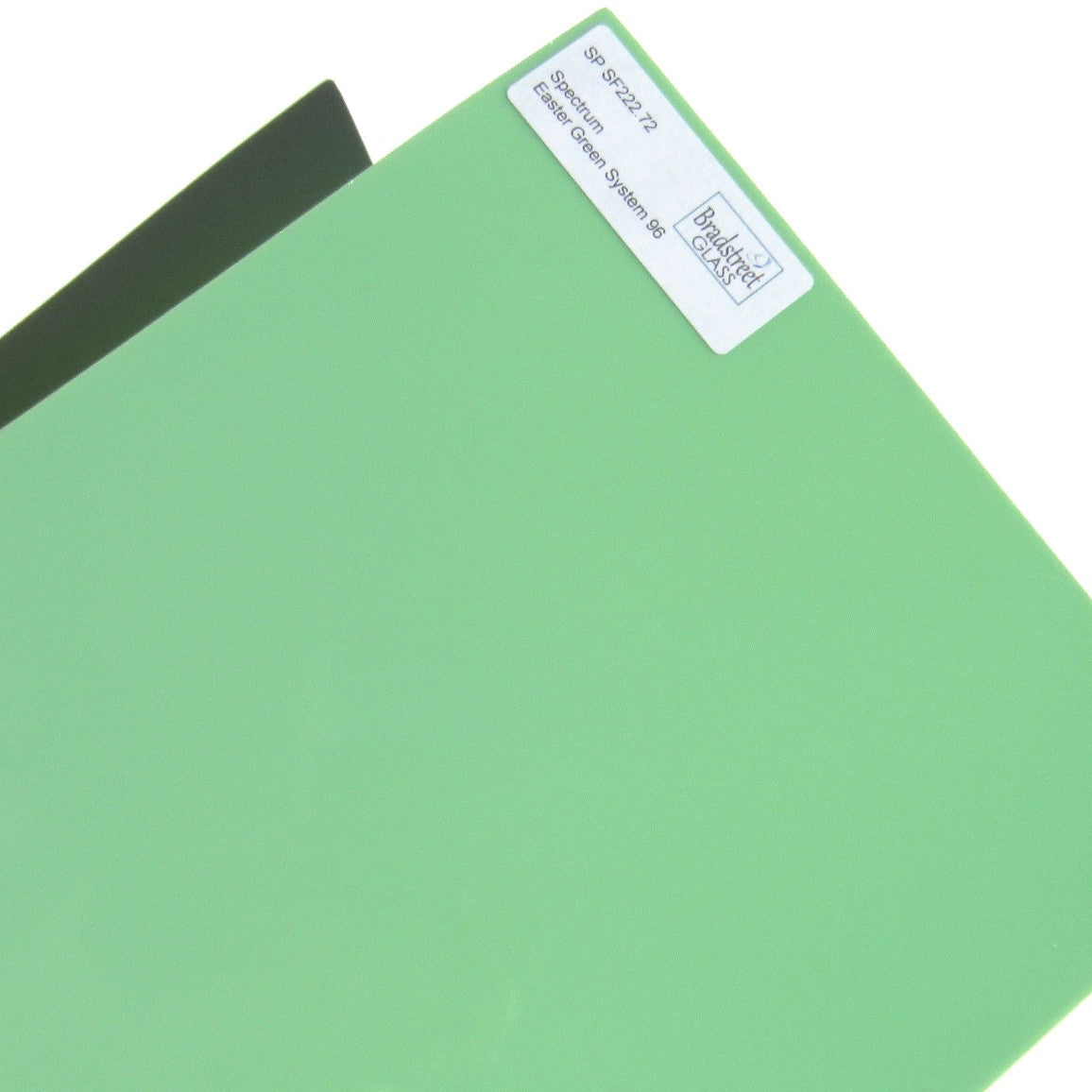 Spectrum Opaque Easter Green System 96 Fusible Stained Glass Sheet SF222.72