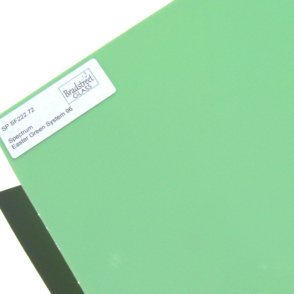 Spectrum Opaque Easter Green System 96 Fusible Stained Glass Sheet SF222.72