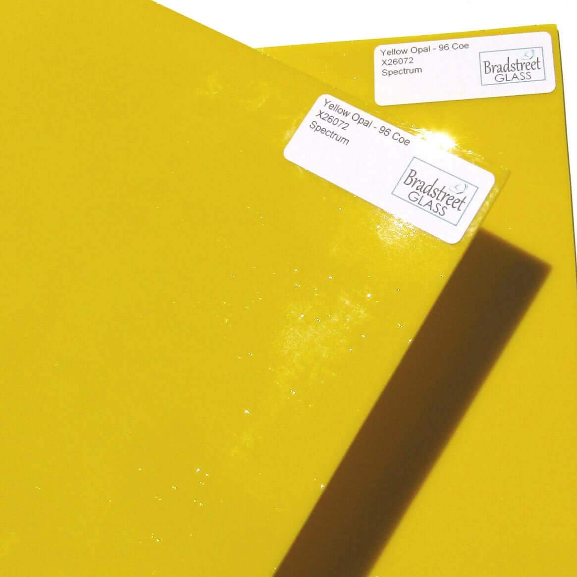 Spectrum Yellow Opal Stained Glass Sheet Fusible System 96 SF26072
