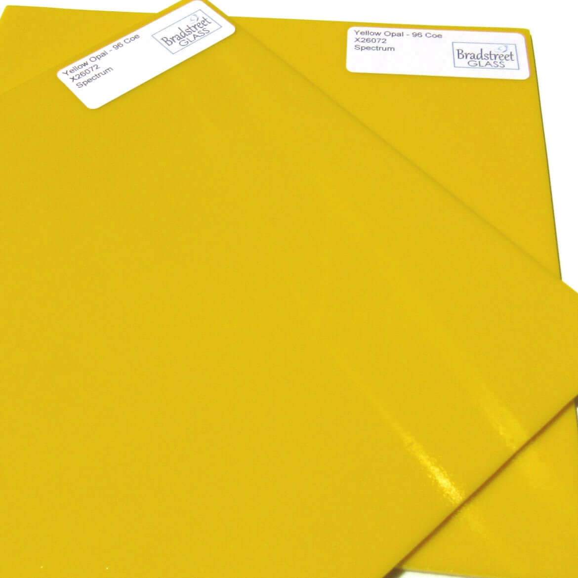 Spectrum Yellow Opal Stained Glass Sheet Fusible System 96 SF26072