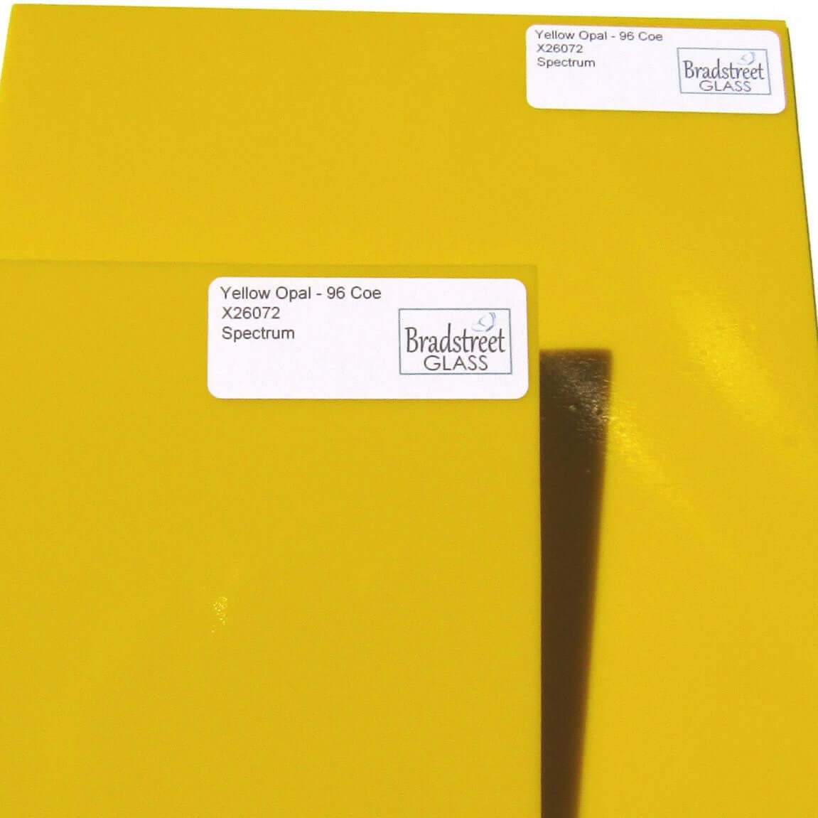 Spectrum Yellow Opal Stained Glass Sheet Fusible System 96 SF26072