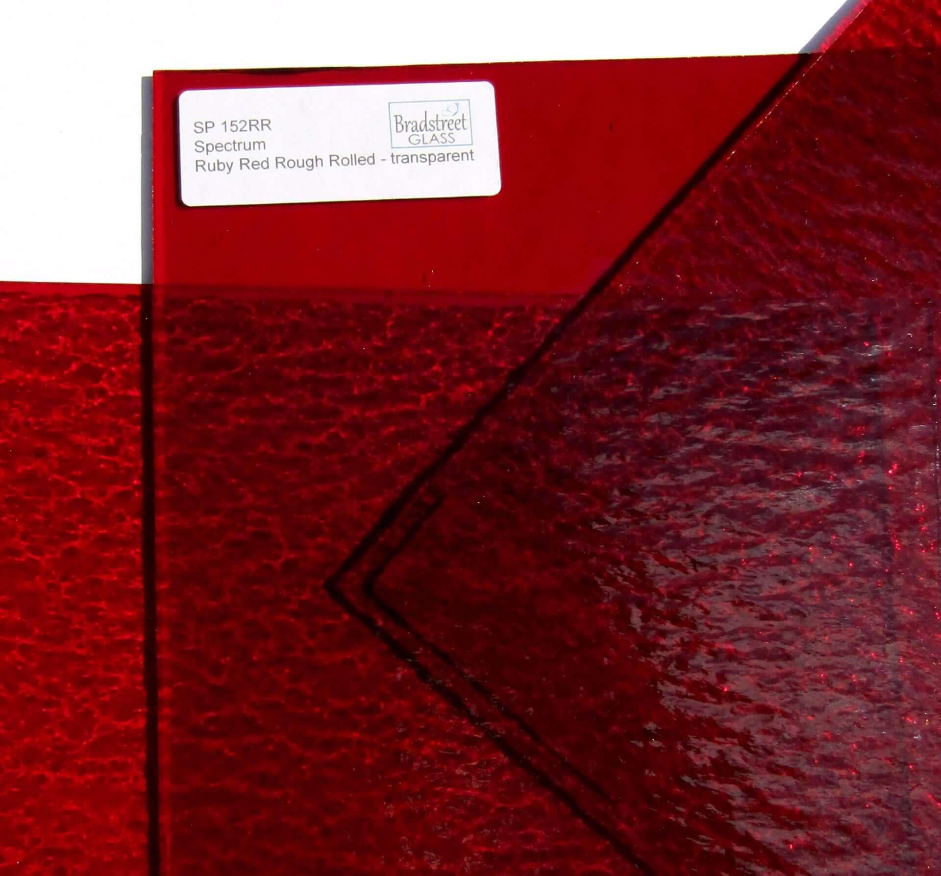 Ruby Red Rough Rolled Stained Glass Sheet Oceanside SF152RR ...