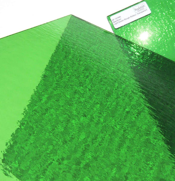 Light Green Rough Rolled Stained Glass Sheet Oceanside SF121RR ...