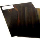 Spectrum SP 319.6 Stained Glass Sheet Opaque Streaky Swirled Dark Amber and White Wispy