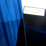 Deep Steel Sky Blue Streaky Waterglass Cathedral Stained Glass Sheet Spectrum 433.1W