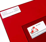 Spectrum Cherry Red Transparent 96 COE Translucent Fusible Stained Glass SF151 Stained Glass Sheet