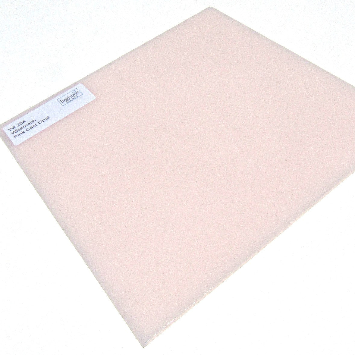 Wissmach Pink Cast Opal Opaque Stained Glass Sheet WI 204