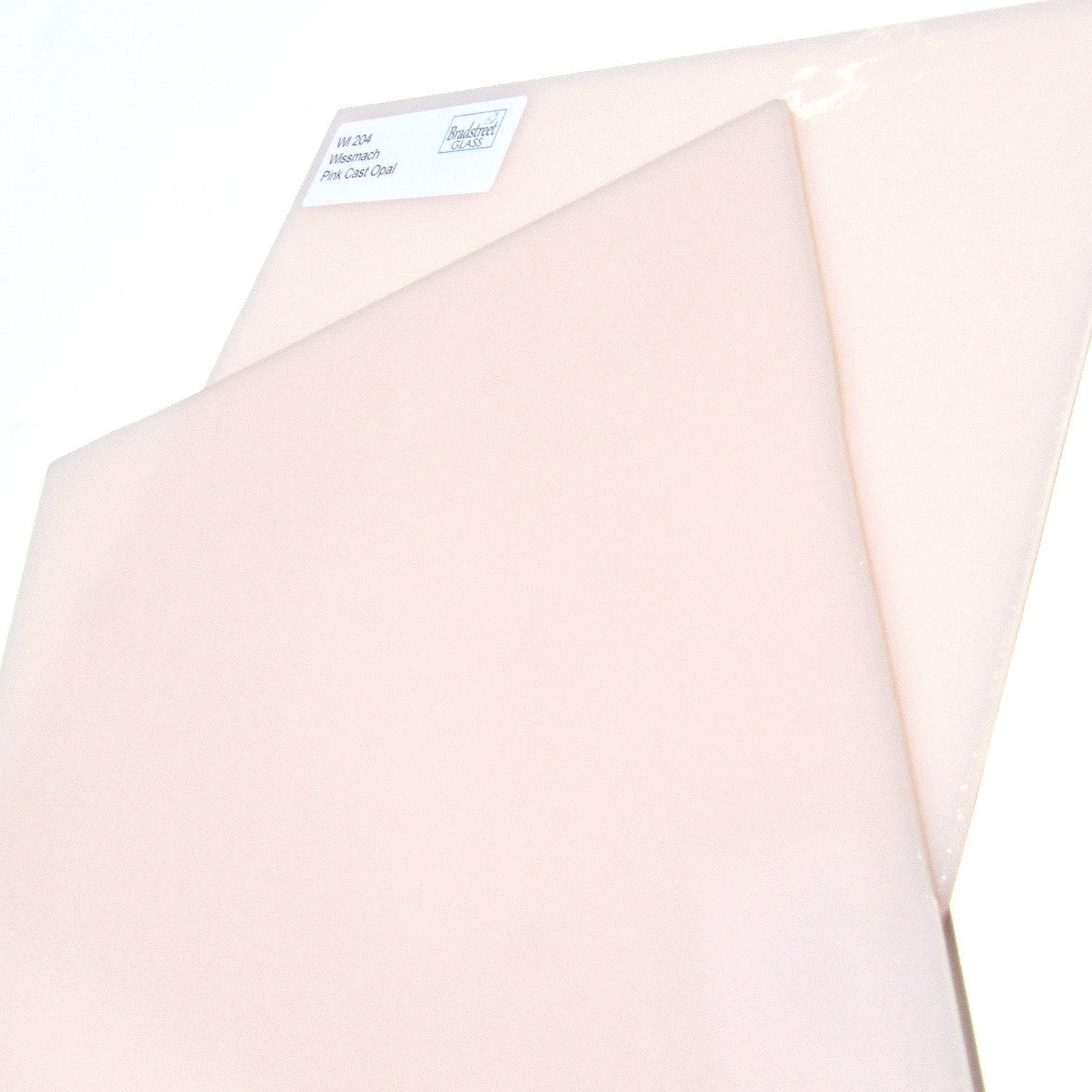 Wissmach Pink Cast Opal Opaque Stained Glass Sheet WI 204