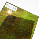 Medium Purple Yellow Green Sky Blue Streaky Stained Glass Sheet Wissmach 264LL