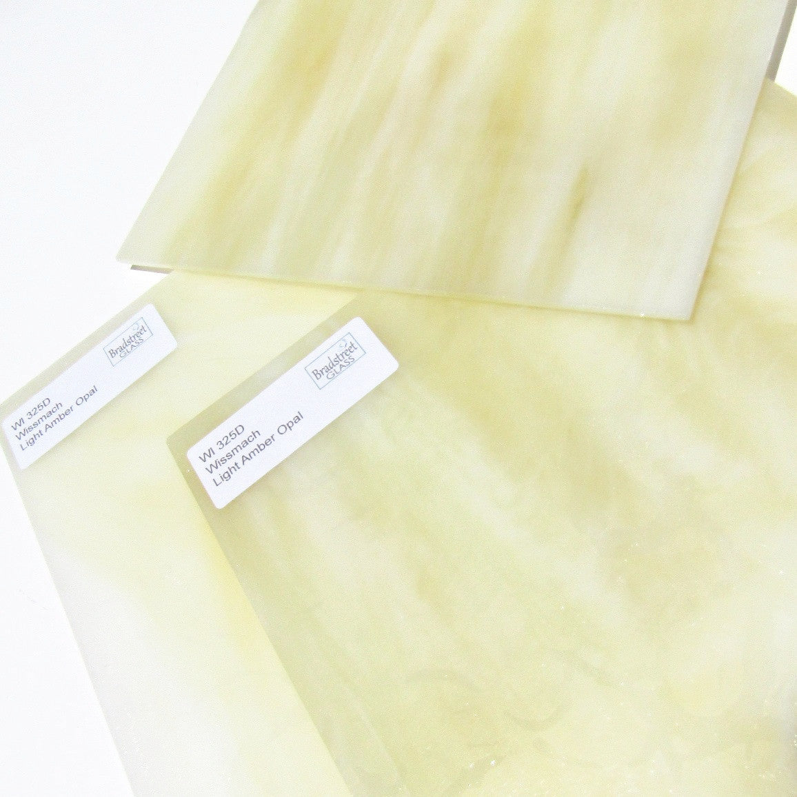 Wissmach Light Amber Opal Dense Stained Glass Sheet WI 325D 